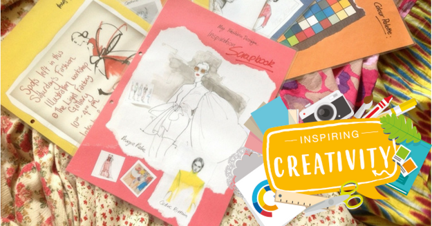 Inspiring creativity scrapbook